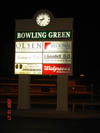 The Bowling Green sign